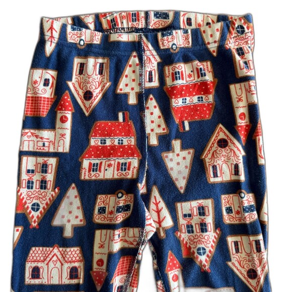 Hanna Andersson Gingerbread Village Pajama Set Youth 10 - Picture 5 of 9